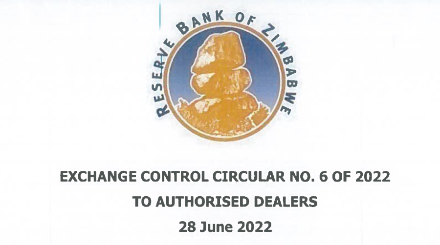 Exchange Control Circular number 6 of 2022